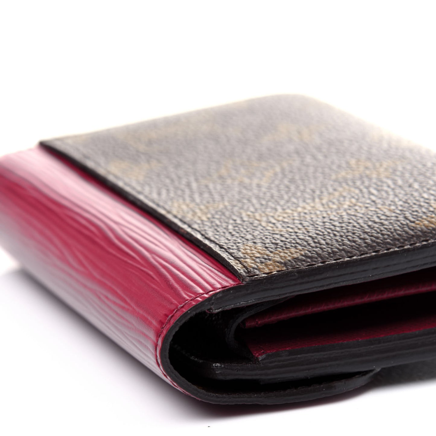 Epi Monogram Marie-Lou Compact Wallet Fuchsia