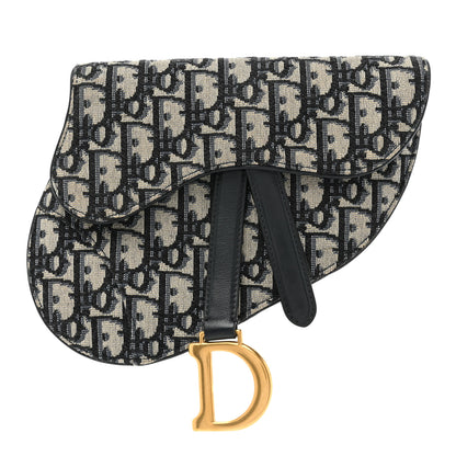 Christian Dior Oblique Saddle Belt Pouch Blue 1 of 8