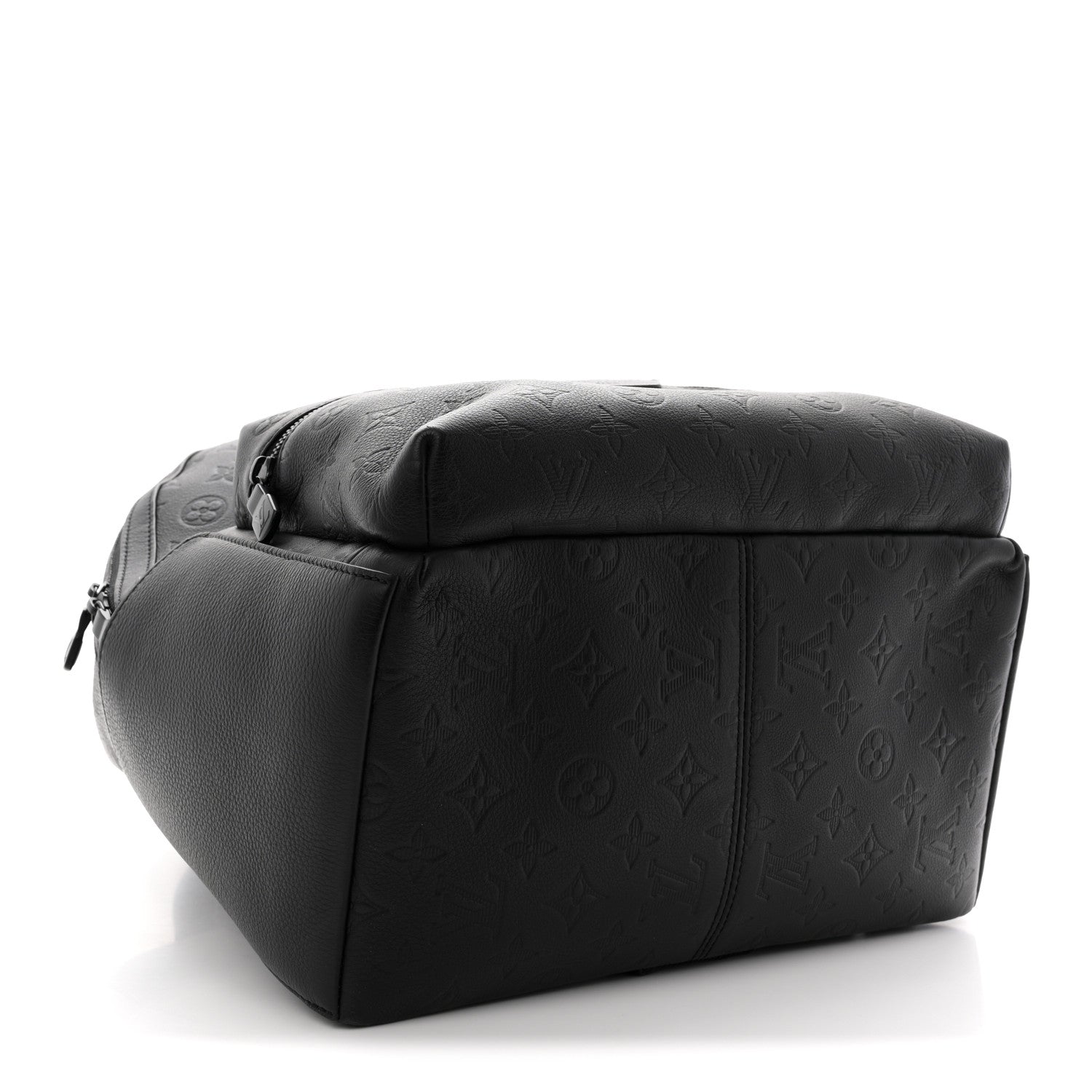 Louis Vuitton Calfskin Monogram Shadow Discovery Backpack  Black 4 of 10