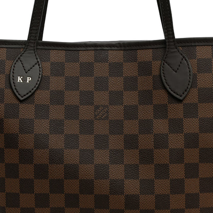 Louis Vuitton Damier Ebene Neo Neverfull MM Rose Ballerine 9 of 12