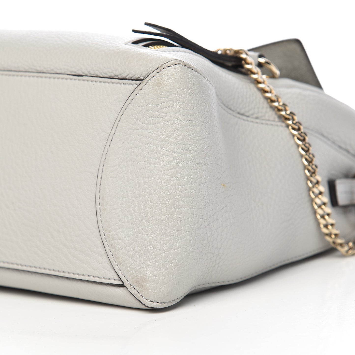Calfskin Medium Faye Day Shoulder Bag Airy Grey