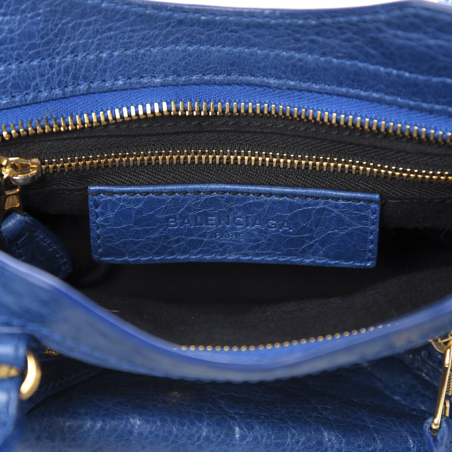 Agneau Giant 12 Gold Hardware City Bleu Lazuli
