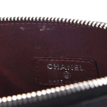 Chanel Lambskin Quilted Cosmetic Case Black 8 of 13