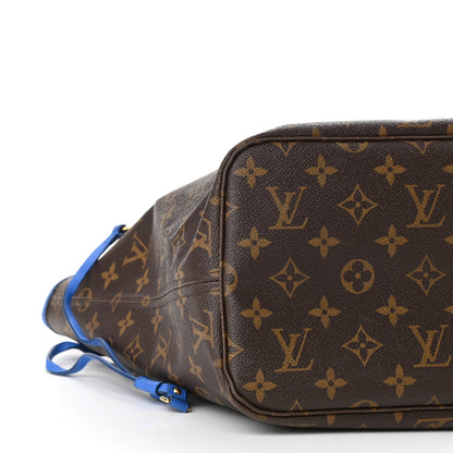 Louis Vuitton Monogram Articles de Voyage Ikat Neverfull MM Grand Blue 8 of 13