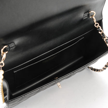 Chanel Lambskin Quilted Fantasy Pearl Flap Black 5 of 8