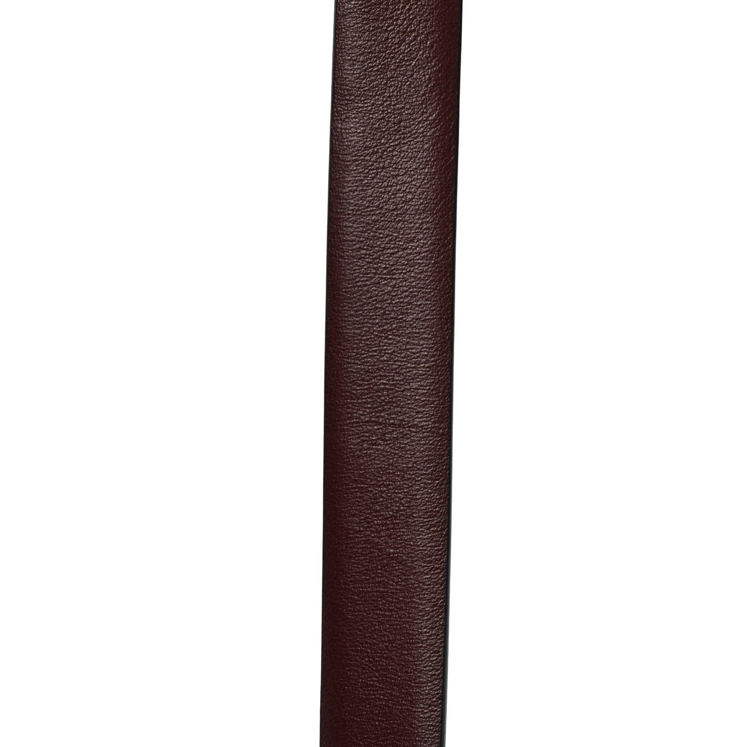 Chanel Calfskin CC Reversible Belt 95 Black Burgundy 4 of 4