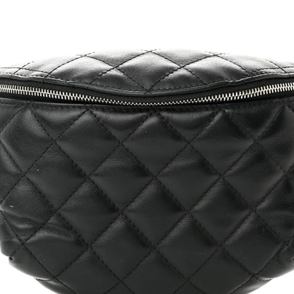 Chanel Calfskin Quilted Waist Belt Bag Black 8 of 13