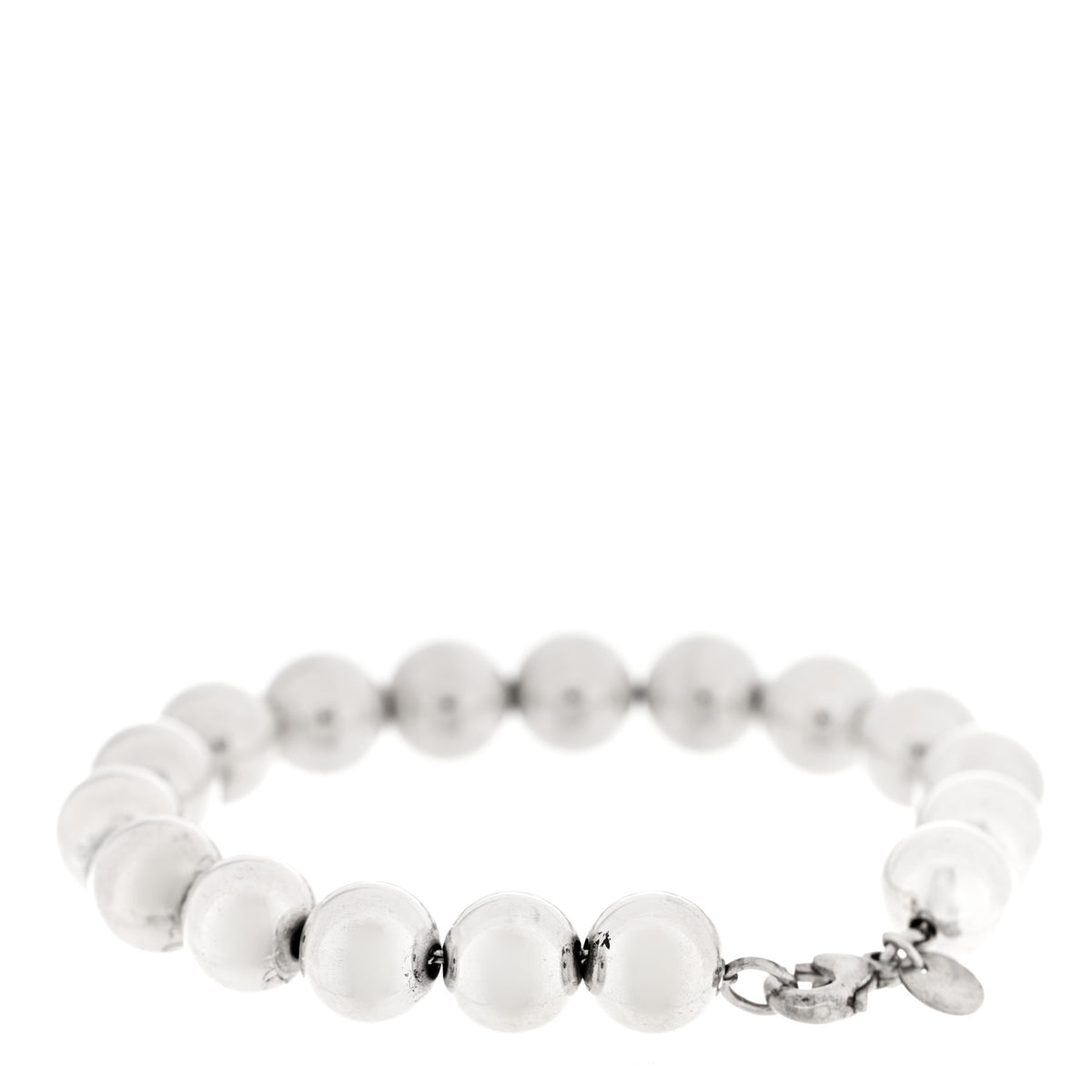 Sterling Silver 10mm Hardwear Ball Bracelet