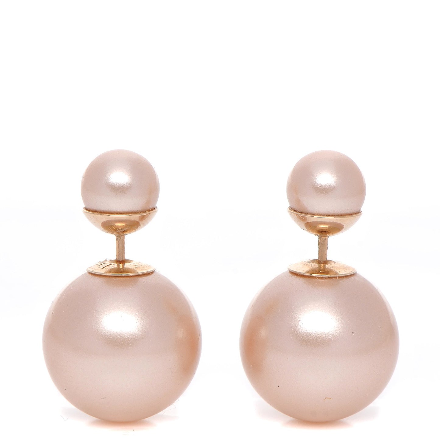 Pearl Mise En Dior Tribal Earrings Pink