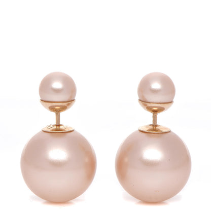 Christian Dior Pearl Mise En Dior Tribal Earrings Pink 1 of 5