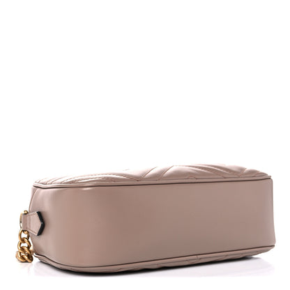 Gucci Calfskin Matelasse Small GG Marmont Chain Shoulder Bag Porcelain Rose 6 of 25