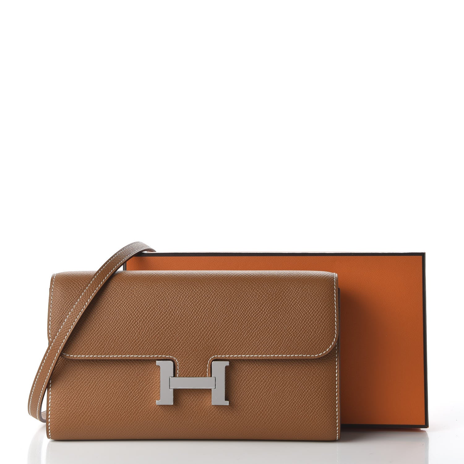 Hermes Epsom Constance Long Wallet To Go Gold 10 of 10