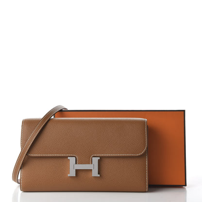 Hermes Epsom Constance Long Wallet To Go Gold 10 of 10