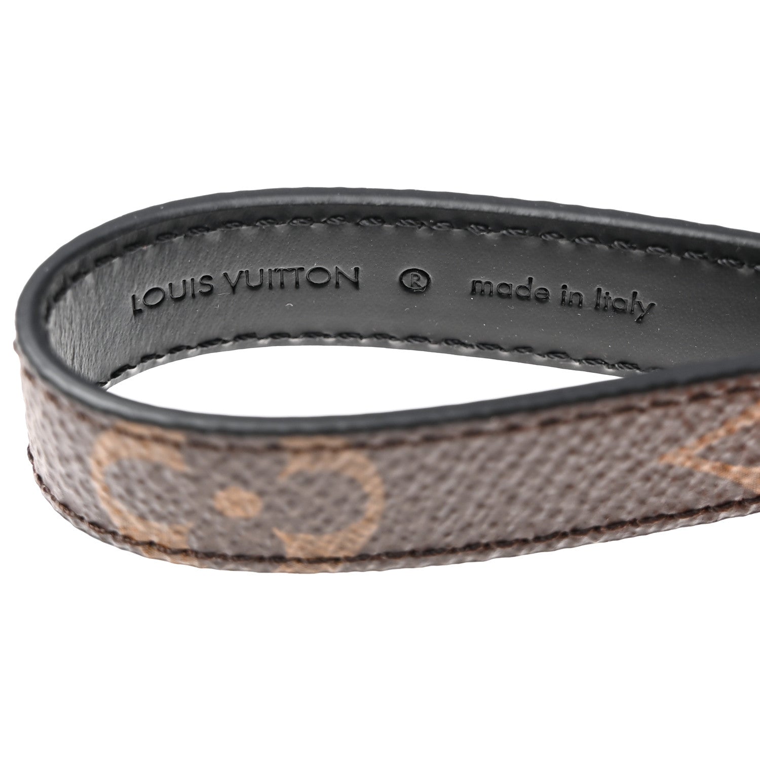 Louis Vuitton Monogram Slim Dragonne Bag Charm Key Holder 3 of 5
