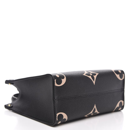 Louis Vuitton Empreinte Monogram Giant Onthego PM Black Beige 4 of 10