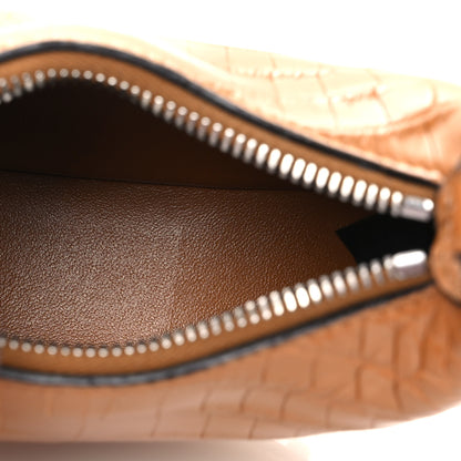 Fendi Crocodile Nano Fendigraphy Hobo Charm Caramello 5 of 11