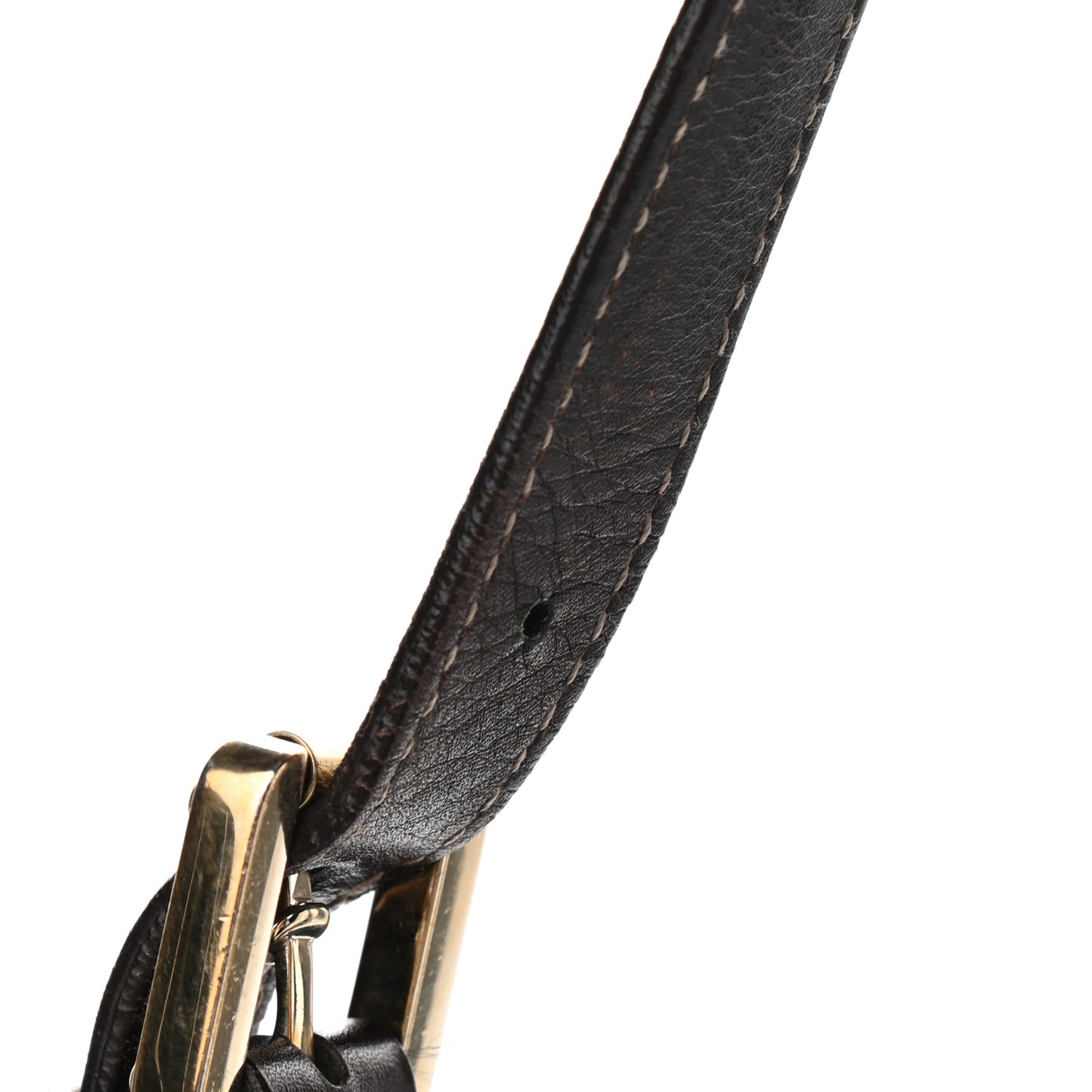 Calfskin Medium Britt Hobo Dark Brown