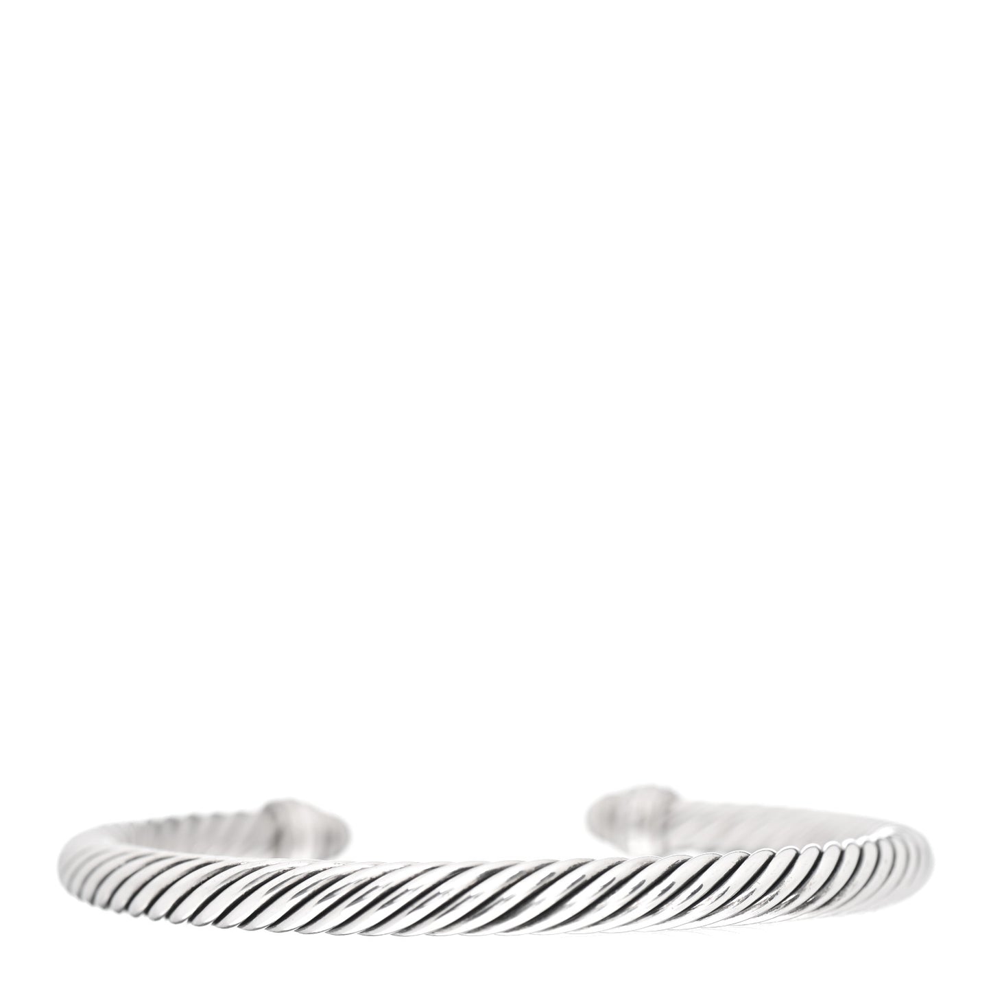 Sterling Silver Black Diamond 5mm Cable Classics Bracelet