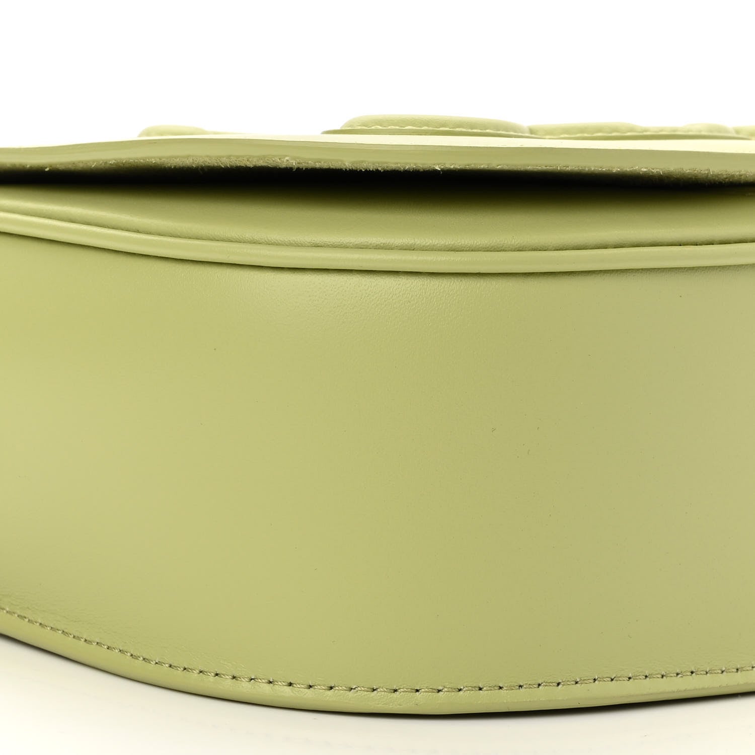 Celine Smooth Calfskin Cuir Triomphe Folco Crossbody Bag Light Jade 9 of 11