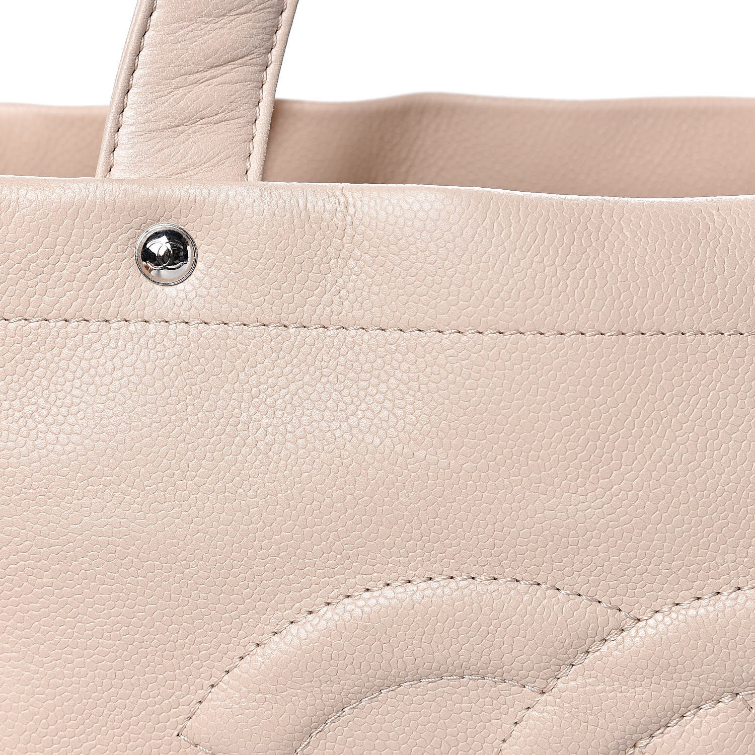 Chanel Caviar CC Tote Beige 14 of 14