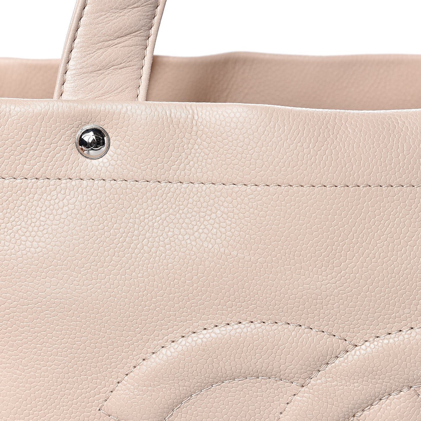 Caviar CC Tote Beige