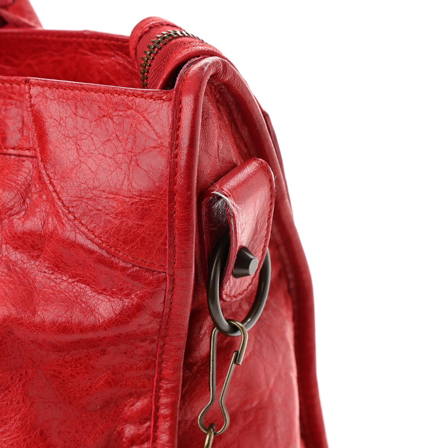 Balenciaga Agneau Classic Hardware City Rouge Coquelicot 11 of 12