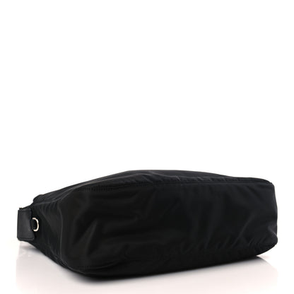 Prada Re-Nylon Vela Saffiano Pocket Double Zip Messenger Bag Black 4 of 9
