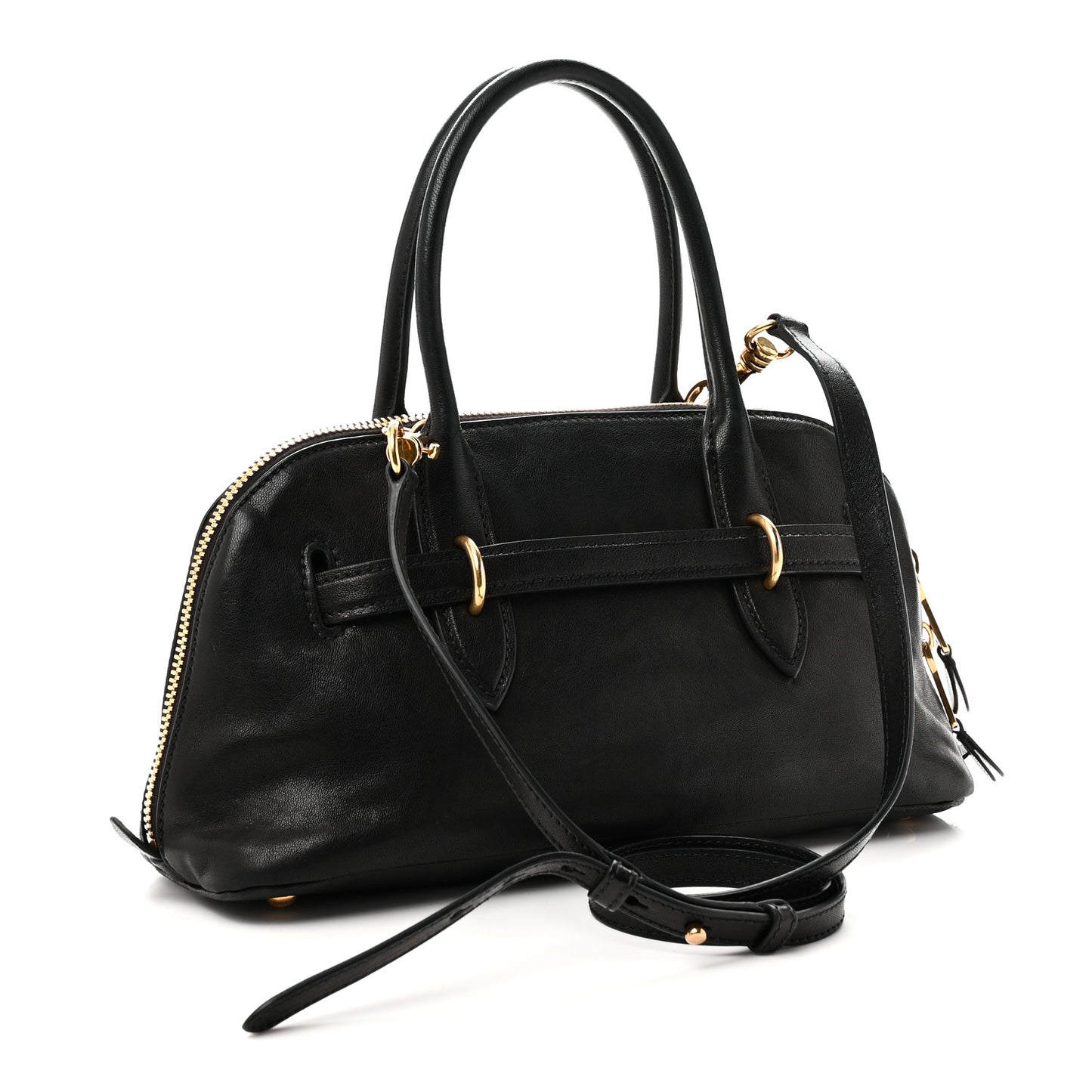 Nappa Aviator Regular Aventure Bag Black