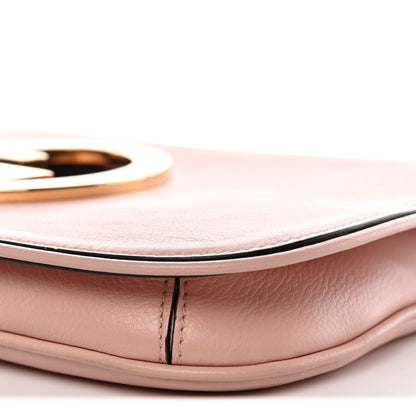 Gucci Roxy Calfskin Blondie Chain Shoulder Flap Bag Powder Pink 9 of 9