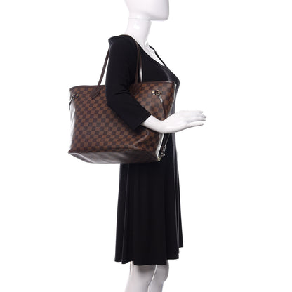 Louis Vuitton Damier Ebene Neo Neverfull MM Rose Ballerine 2 of 20