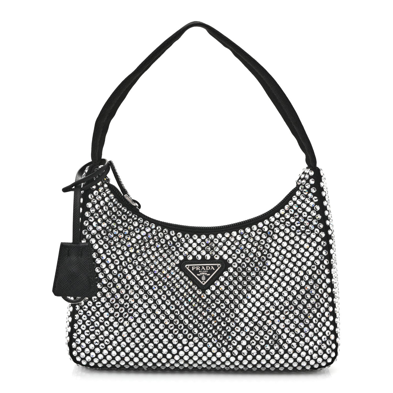 Prada Satin Crystal Mini Re-Edition 2000 Bag Cristal 1 of 12