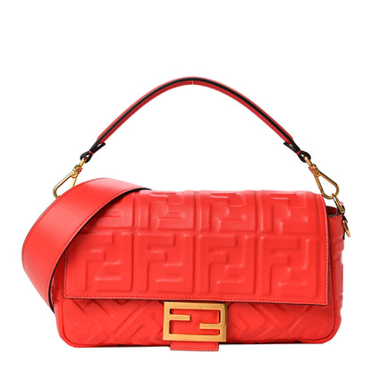 Fendi Nappa FF 1974 Embossed Baguette Tulipano 1 of 9