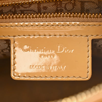 Christian Dior Patent Cannage Medium Lady Dior Beige 6 of 19