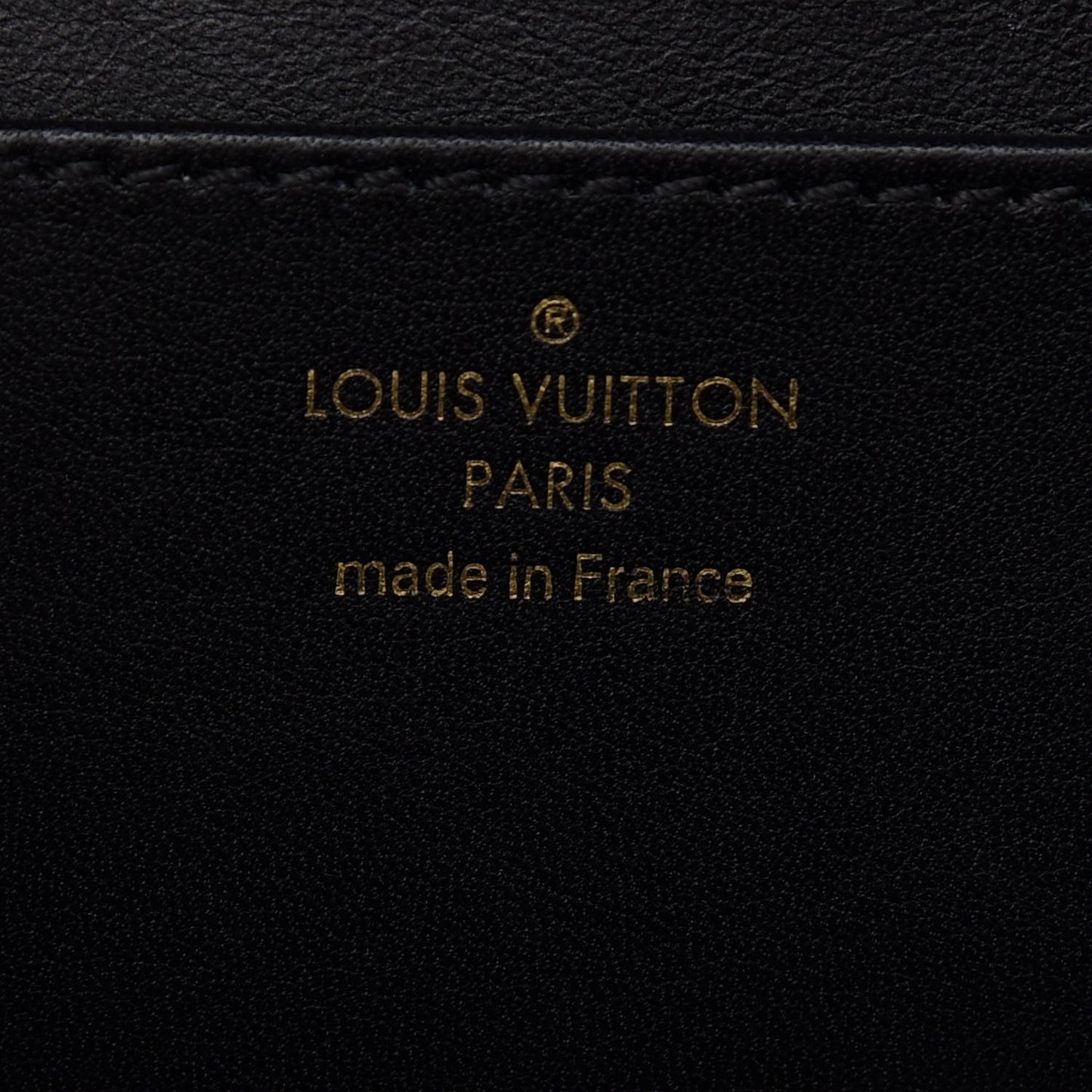 Grained Calfskin Vivienne NM Black