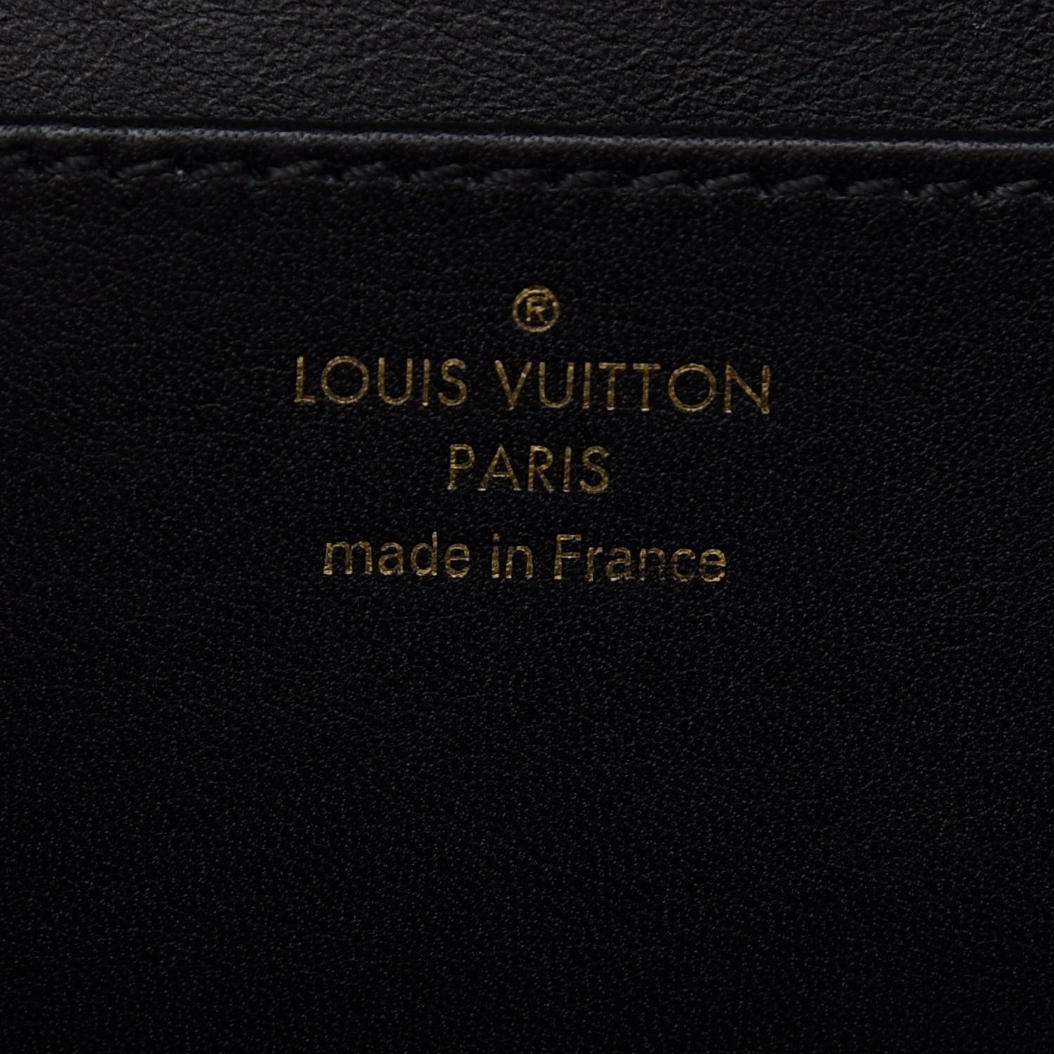 Louis Vuitton Grained Calfskin Vivienne NM Black 6 of 8