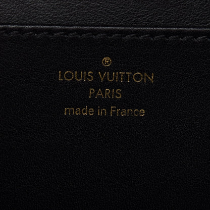 Louis Vuitton Grained Calfskin Vivienne NM Black 6 of 8