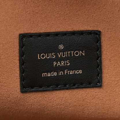 Louis Vuitton Calfskin Monogram On My Side MM Black 6 of 9