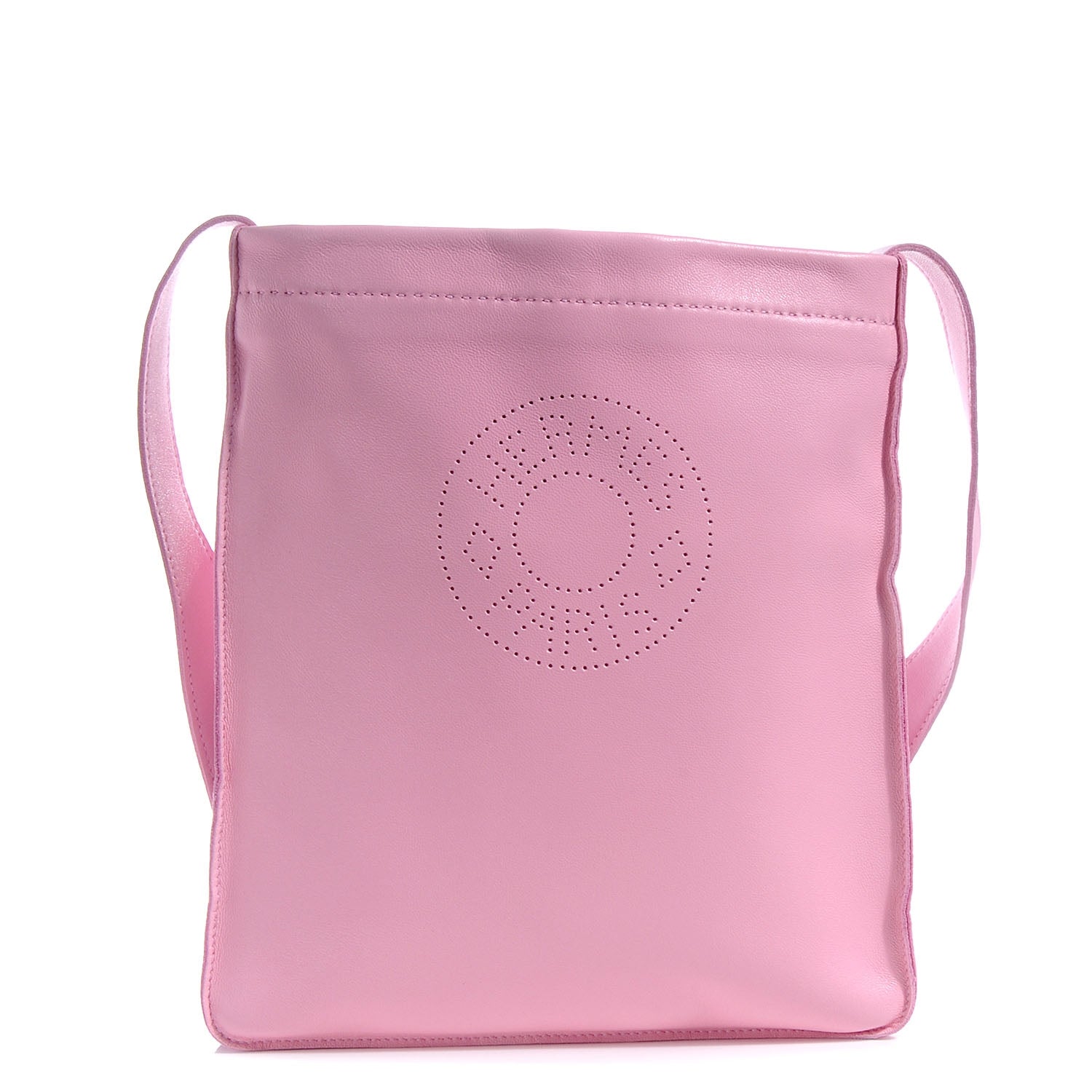 Hermes Lambskin Clou De Selle Pouch Petal Pink 1 of 7