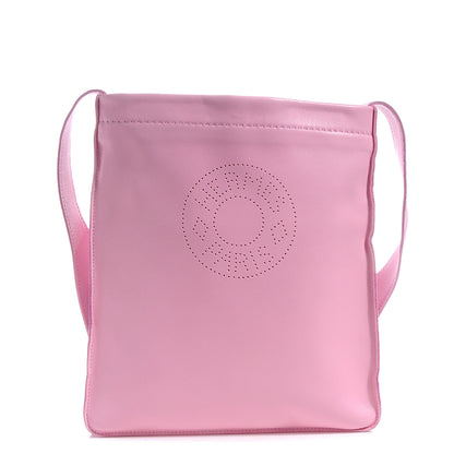 Hermes Lambskin Clou De Selle Pouch Petal Pink 1 of 7
