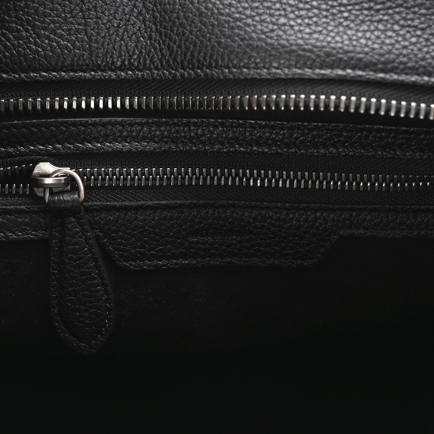 Celine Drummed Calfskin Micro Luggage Black 7 of 10