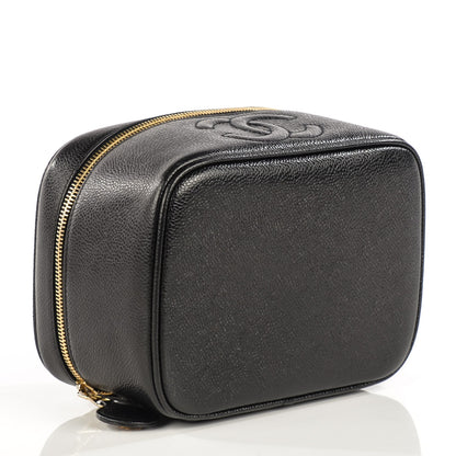 Chanel Caviar Cosmetic Case Black 3 of 8