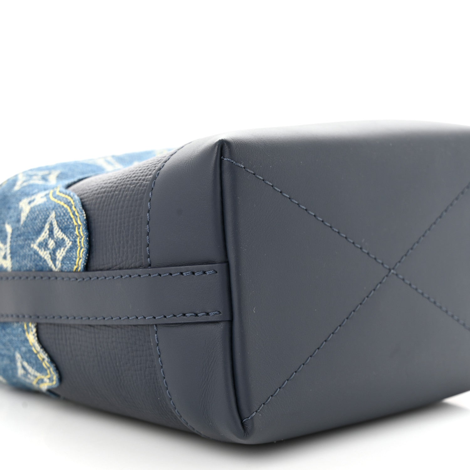 Louis Vuitton X NIGO Taurillon Monogram Denim Japanese Cruiser Blue 8 of 9