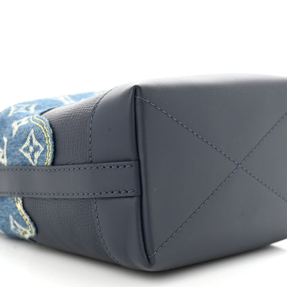 Louis Vuitton X NIGO Taurillon Monogram Denim Japanese Cruiser Blue 8 of 9