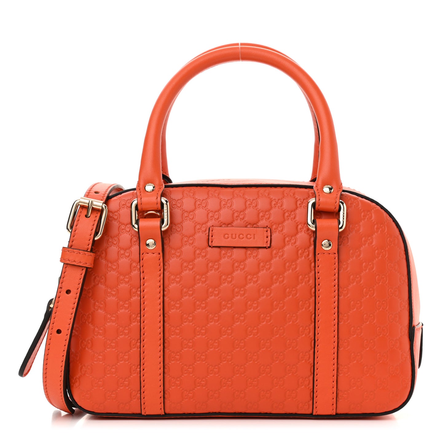 Soft Microguccissima Small Crossbody Bag Sun Orange