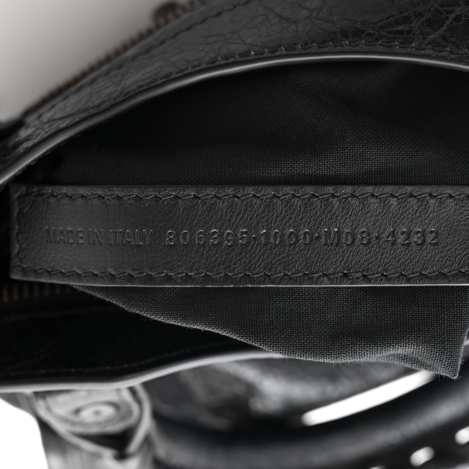 Balenciaga Agneau Arena Classic Hardware Le City Mini  Black 7 of 11