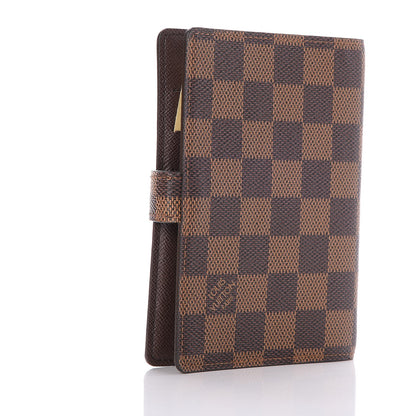 Louis Vuitton Damier Ebene Small Ring Agenda Cover 3 of 8