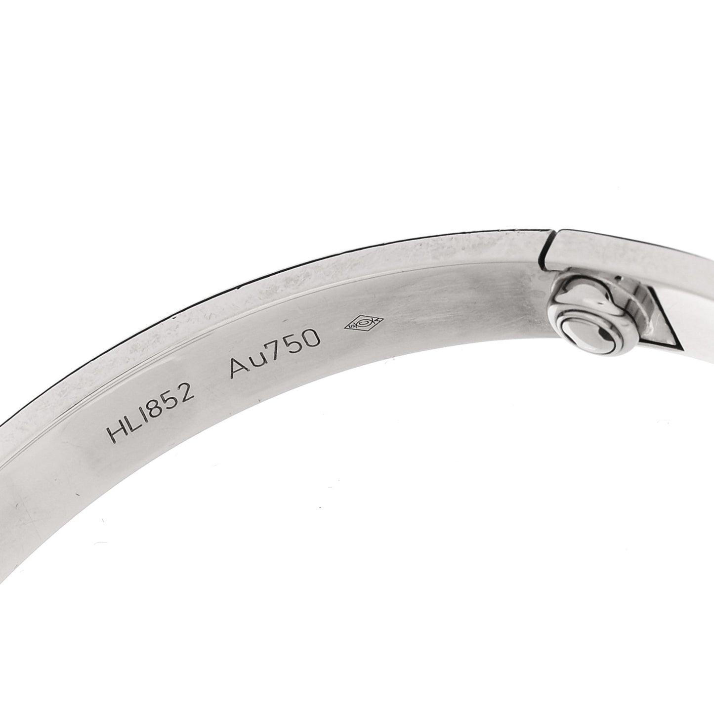 18K White Gold LOVE Bracelet 20
