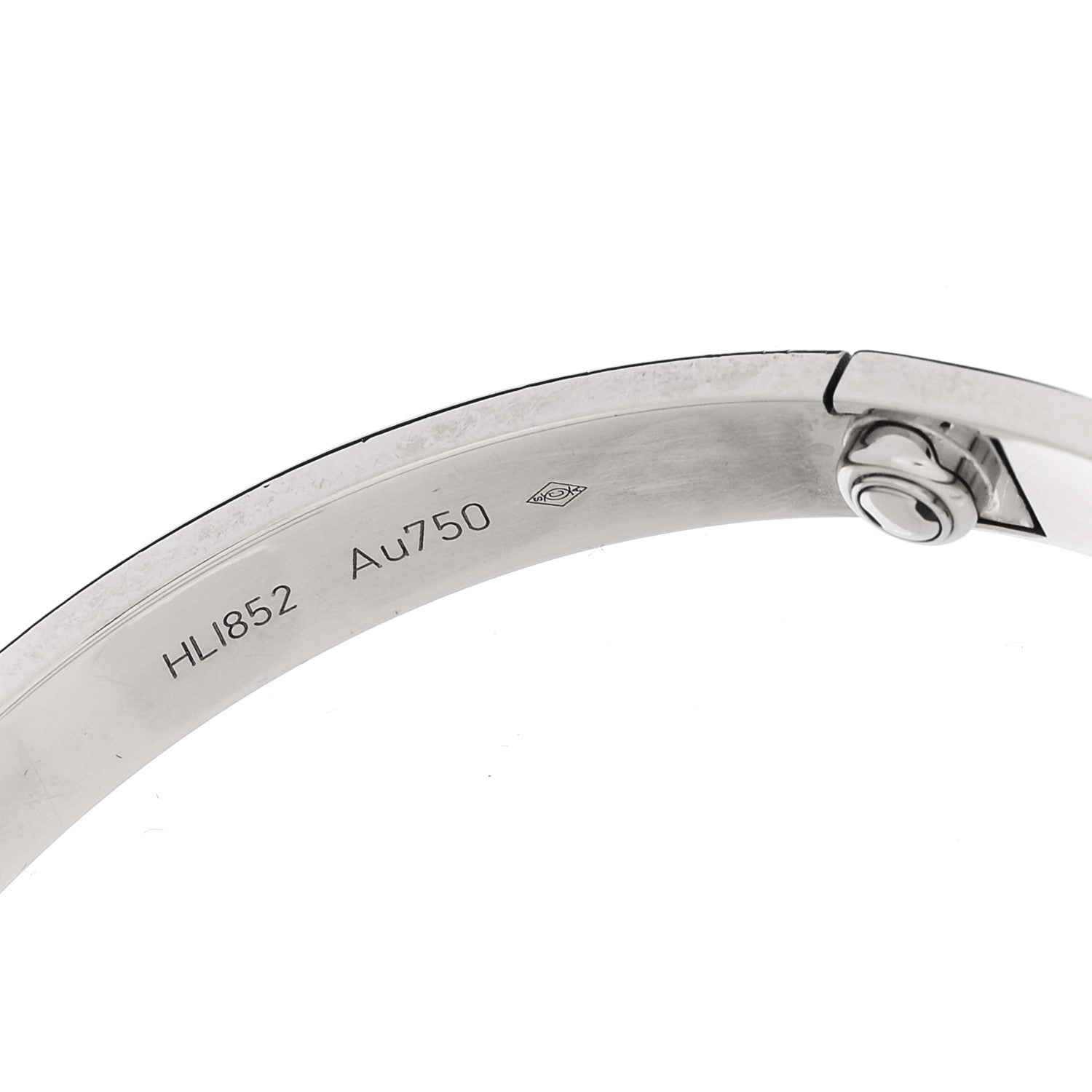 Cartier 18K White Gold LOVE Bracelet 20 6 of 8