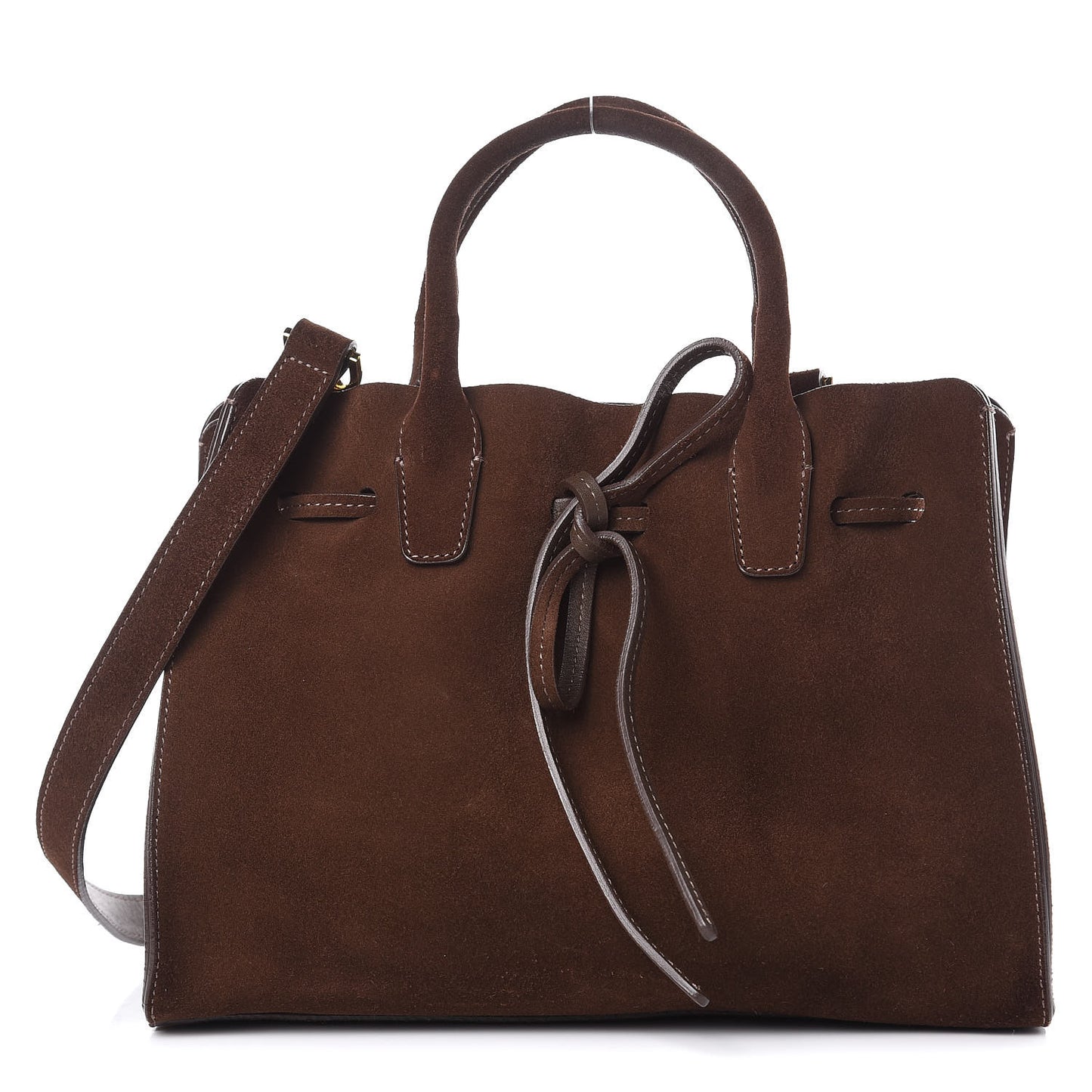 Suede Mini Sun Bag Chocolate