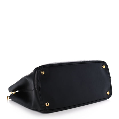 Prada Saffiano Medium Galleria Double Zip Tote Black 4 of 11